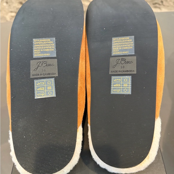 NWT J Crew Pacific Sherpa-Lined Suede Clogs - size 10 - Picture 5 of 7